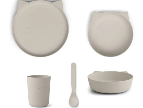 Liewood cat sandy servicesæt Paul (4-pack)